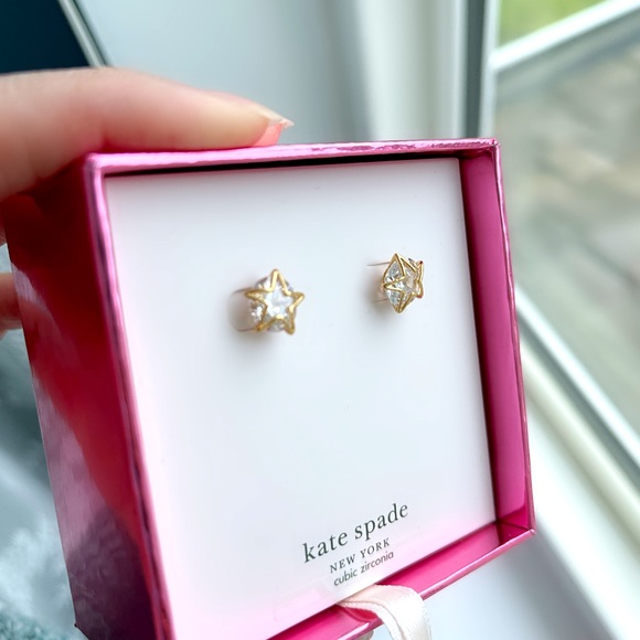 Kate spade something sparkly boxed star studs - Picture 3 of 7